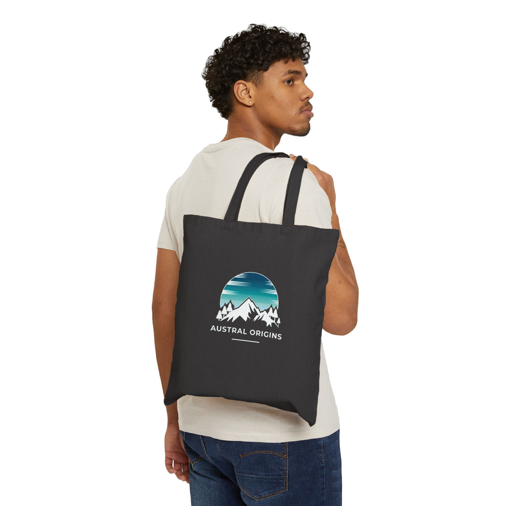 Austral Origins Mountain Tote — Canvas Eco Shopper Bag
