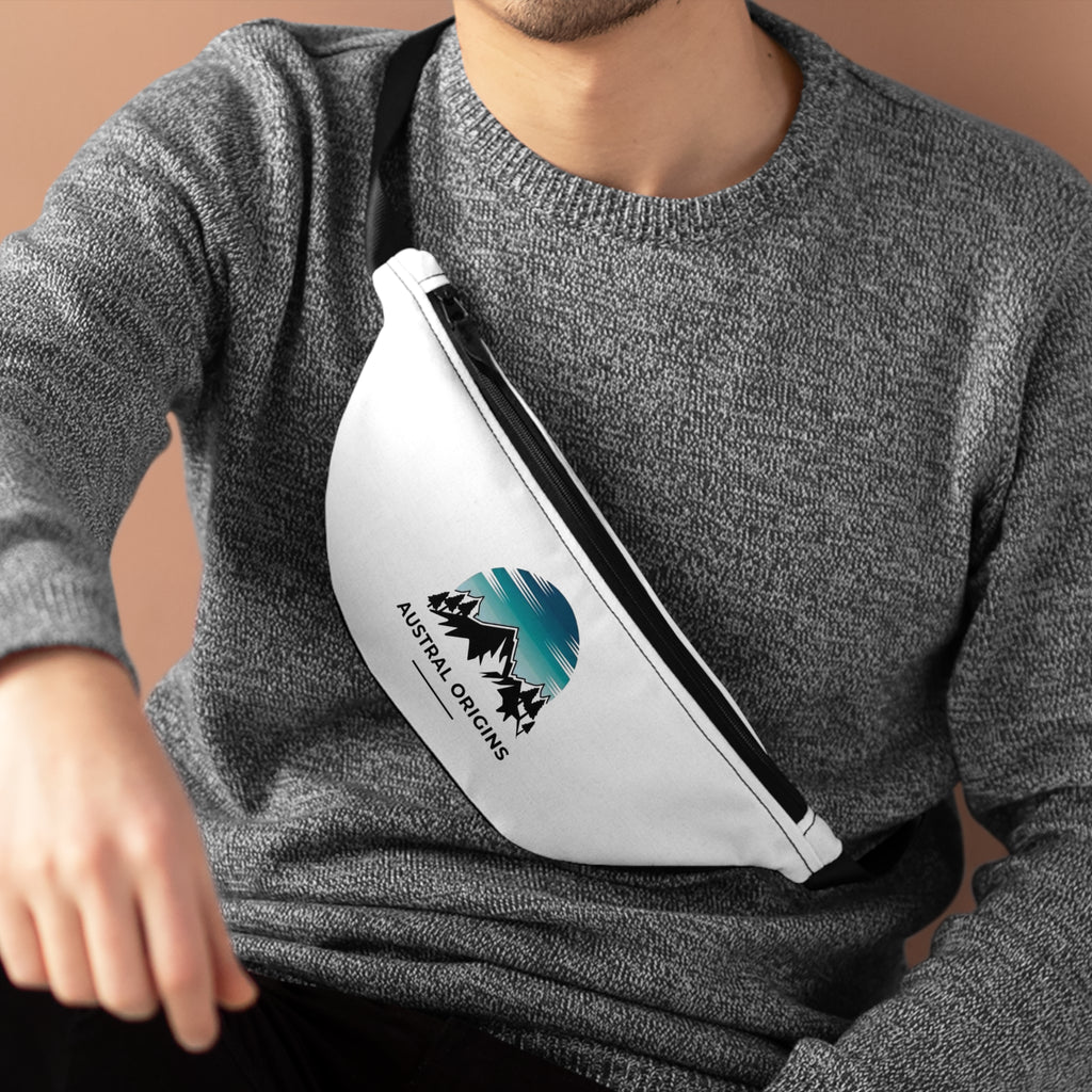 Austral Origins Mountain Logo Fanny Pack - Outdoor Travel Waist Bag